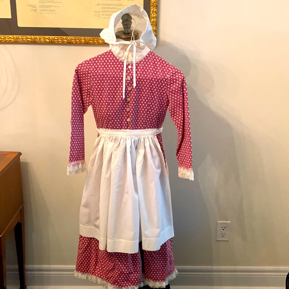 Costume professionally made cotton/ polyester prairie girl